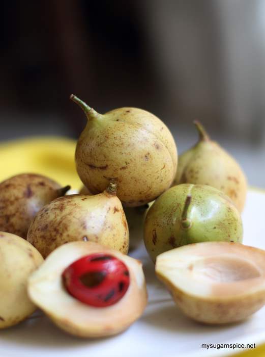 Fresh nutmegs
